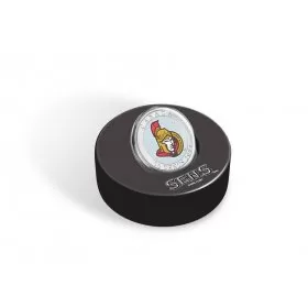 2009 Canada NHL® Puck & 50 Cent Coin Set - Ottawa Senators
