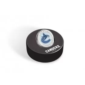 2009 Canada NHL® Puck & 50 Cent Coin Set - Vancouver Canucks