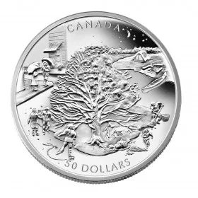 2006 Canadian $50 The Four Seasons 5 oz Fine Silver Coin