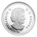 2007 Canada 5 oz Fine Silver 50 Dollar Coin - 60th Wedding Anniversary of Queen Elizabeth and Prince Philip