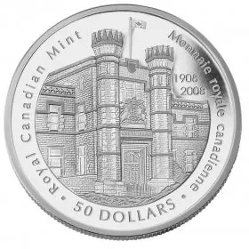2008 (1908-) Canadian $50 100th Anniversary of the Royal Canadian Mint 5 oz Fine Silver Coin