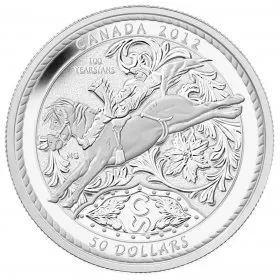 2012 Canada Fine Silver $50 Coin - 100 Years of the Calgary Stampede