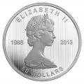 2013 Canadian $50 25th Anniversary of the Silver Maple Leaf Coin - 5 oz Fine Silver Coin