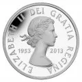 2013 Canadian $50 Queen’s Coronation - 5 oz Fine Silver Coin