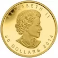 2014 Canadian $50 Five Blessings - 1 oz Pure Gold Coin