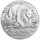 2014 Canadian $50 for $50 Iconic Polar Bear Fine Silver Coin - Only Coin In Capsule