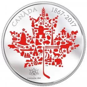 2017 (1867-) Canadian $50 Canadian Icons - 5 oz Fine Silver Coin