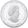 2017 Canadian $50 Monarch Migration - 3 oz Fine Silver Coin