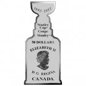 2017 Canadian $50 125th Anniversary of the Stanley Cup® - 3 oz Fine Silver Coin