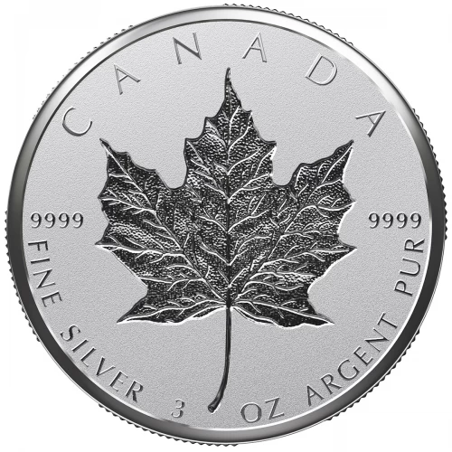 2018 Canadian $50 30th Anniversary of the SML - 3 oz Pure Silver Coin-minor rim toning