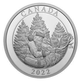 2022 Canadian $50 The Magic of the Season - Fine Silver Coin (Glow-in-the-Dark)