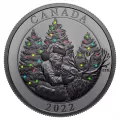 2022 Canadian $50 The Magic of the Season - Fine Silver Coin (Glow-in-the-Dark)
