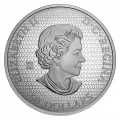 2023 Canadian $50 The Monarch and the Bloom - 5 oz Fine Silver Moveable Coin-missing cardboard inserts inside box