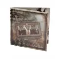 2004 (1944-) Canadian 5-Cent D-Day Landing 60th Anniv Sterling Silver Coin & Medallion Gift Set