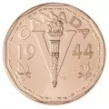 2004 (1944-) Canadian 5-Cent D-Day Landing 60th Anniv Sterling Silver Coin & Medallion Gift Set