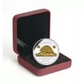 2015 Canadian 5-Cent Legacy of the Canadian Nickel: The Beaver - 1 oz Fine Silver & Gold-plated Coin