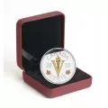 2015 Canadian 5-Cent Legacy of the Canadian Nickel: The Victory Coin - 1 oz Fine Silver & Gold-plated Coin