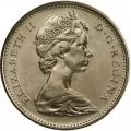 1975 Canadian 5-Cent Beaver Nickel Coin (Brilliant Uncirculated)