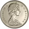 1977 LOW 7 Canadian 5-Cent Beaver Nickel Coin (Brilliant Uncirculated)
