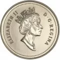 1996 NEAR 6 Canadian 5-Cent Beaver Nickel Coin (Brilliant Uncirculated)