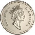 2000 Canadian 5-Cent Beaver Nickel Coin (Brilliant Uncirculated)