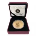 2010 Canadian $5 Vancouver Olympic Hockey Gold 1 oz Fine Silver & Gold-plated Coin 