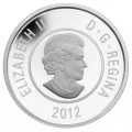 2012 Canadian $5 Full Pink Moon Sterling Silver & Niobium Coin