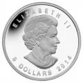 2014 Canadian $5 Arctic Fox - 1 oz Fine Silver Coin