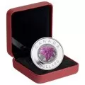 2014 Canadian $5 Flowers in Canada: Poinsettia Fine Silver Niobium Coloured Coin