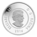 2014 Canadian $5 Flowers in Canada: Tulip Fine Silver Niobium Coloured Coin
