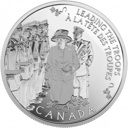 2015 Canadian $5 Today's Monarch, Yesteryear's Princess - Fine Silver Coin