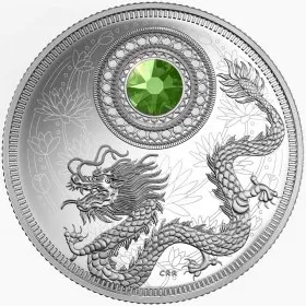 2016 Canadian $5 Birthstone Series: August - Fine Silver Coin