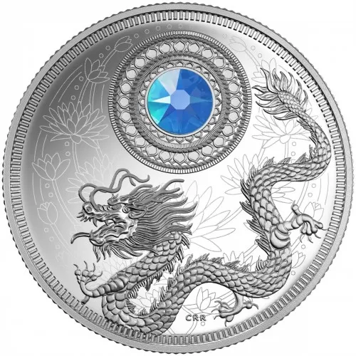 2016 Canadian $5 Birthstone Series: March - Fine Silver Coin
