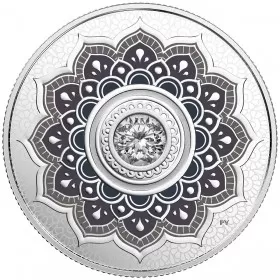 2018 Canadian $5 Birthstones: April Swarovski® Crystal & Silver Coin