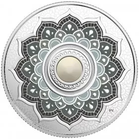 2018 Canadian $5 Birthstones: June Swarovski® Crystal & Silver Coin