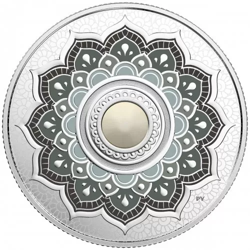 2018 Canadian $5 Birthstones: June Swarovski® Crystal & Silver Coin