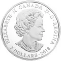 2018 Canadian $5 Birthstones: February Swarovski® Crystal & Silver Coin