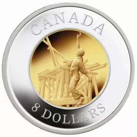 2005 Canada Fine Silver $8 Dollar 2-Coin Set - 120th Anniversary of the Canadian Pacific Railway