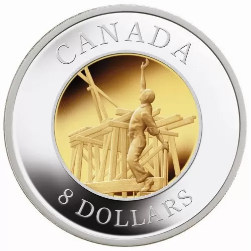 2005 Canada Fine Silver $8 Dollar 2-Coin Set - 120th Anniversary of the Canadian Pacific Railway