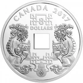 2017 Canadian $8 Feng Shui Good Luck Charms - Fine Silver Coin
