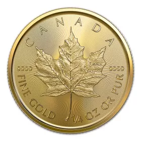 Random Year Canada $10 Gold Maple Leaf 1/4 oz 9999 Bullion Coin *E-TRANSFER & CANADA ONLY*