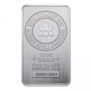 RCM 10 oz 99.99% Pure Silver Bullion Wafer/Bar *E-TRANSFER & CANADA ONLY*