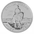1998 (1873-) Canadian $1 RCMP Commemorative Sterling Silver Dollar Coin & Collector Pin Set