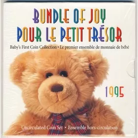 1995 Canadian 6-Coin Bundle of Joy Baby's First Coin Collection Gift Set
