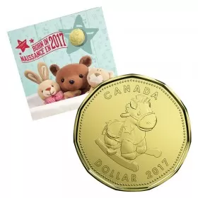 2017 Canadian 5-Coin Baby Born In Gift Set ft $1 Rocking Horse Loonie Dollar