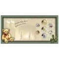 2005 Canadian Holiday 7-Coin Gift Set ft 25-Cent Stockings Coloured Quarter