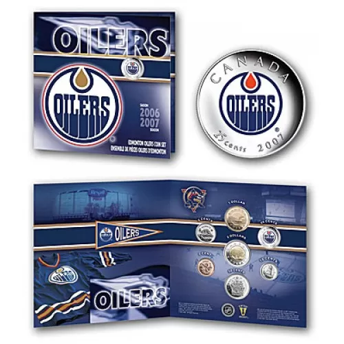 2007 Canada NHL® Coin Gift Set - Edmonton Oilers
