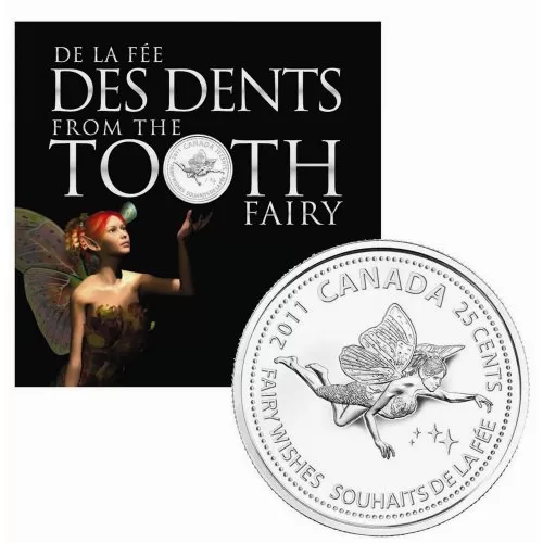 2011 Canada Tooth Fairy Coin Gift Card & Set