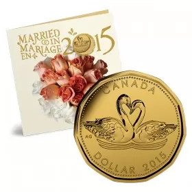 2015 Canada Wedding Gift Coin Set - Swans