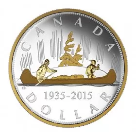 2015 (1935-) Canadian $1 Voyageur Renewed Silver Dollar Series 2 oz Fine Silver Coin *Masters Club Exclusive*